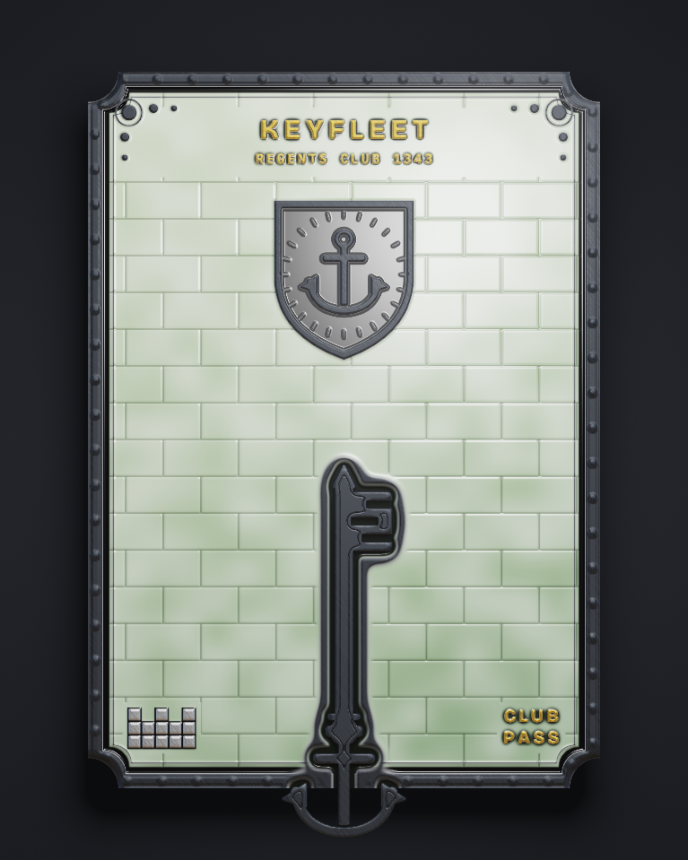 The card of Key 1,343