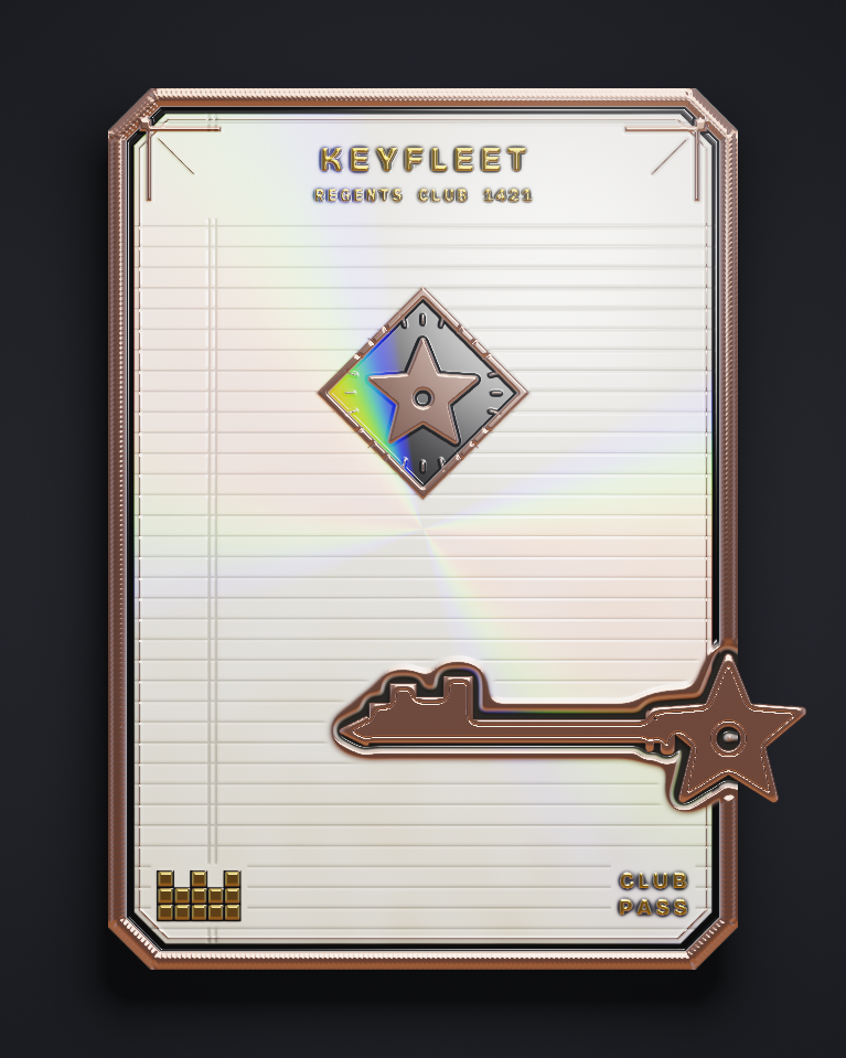 The card of Key 1,421