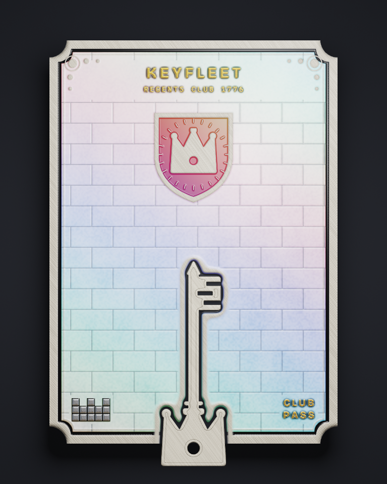 The card of Key 1,776