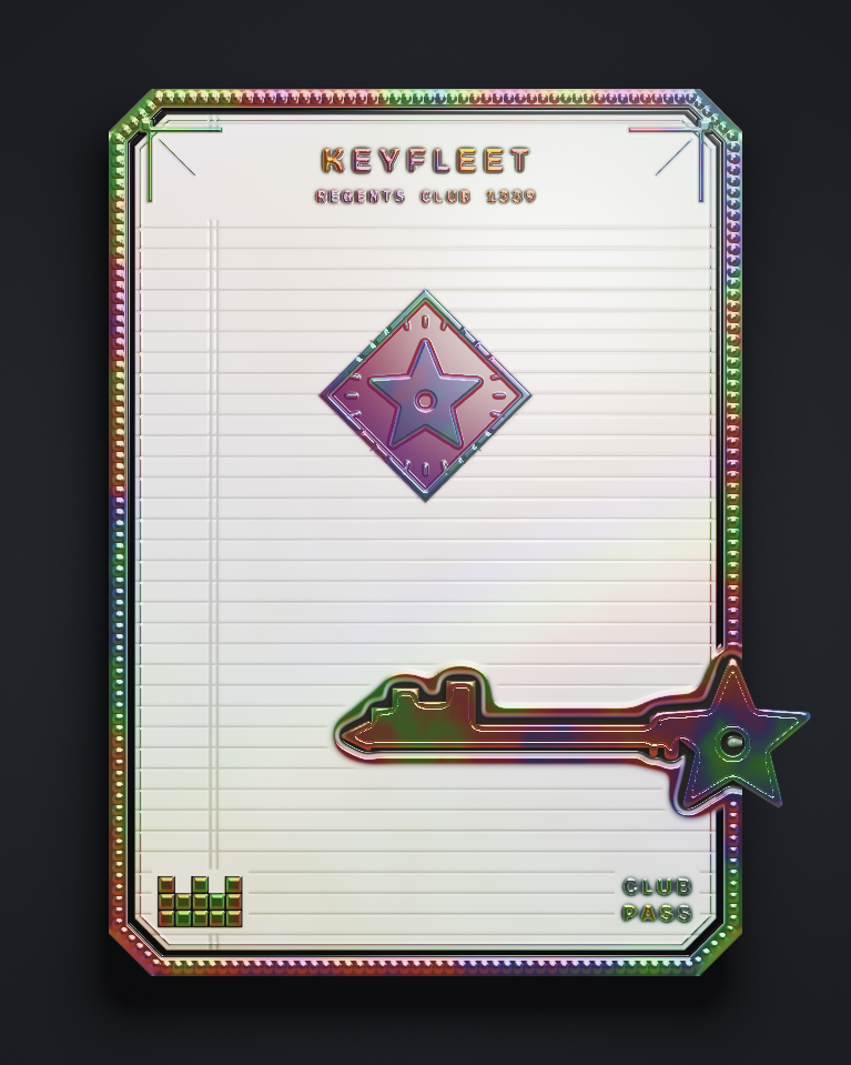 The card of Key 1,339