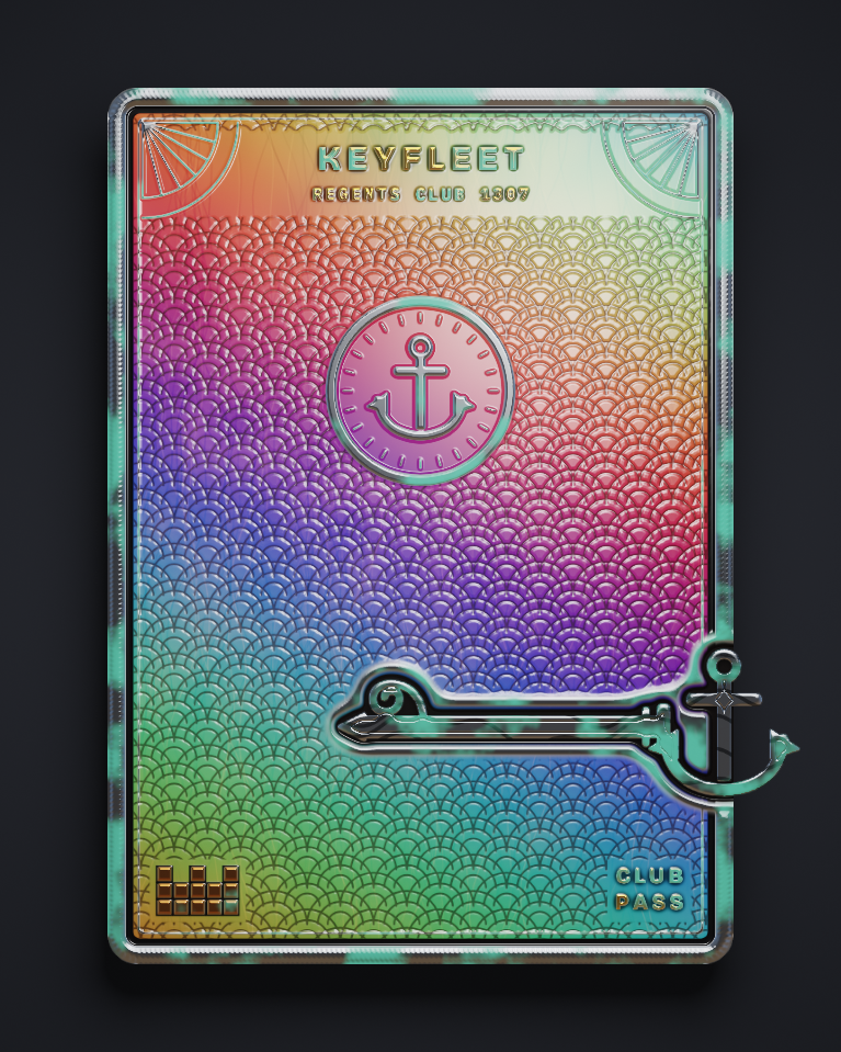 The card of Key 1,307