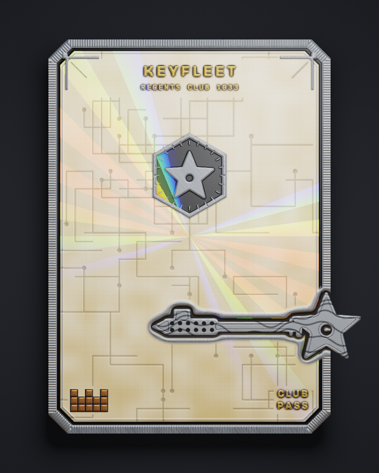 The card of Key 1,033