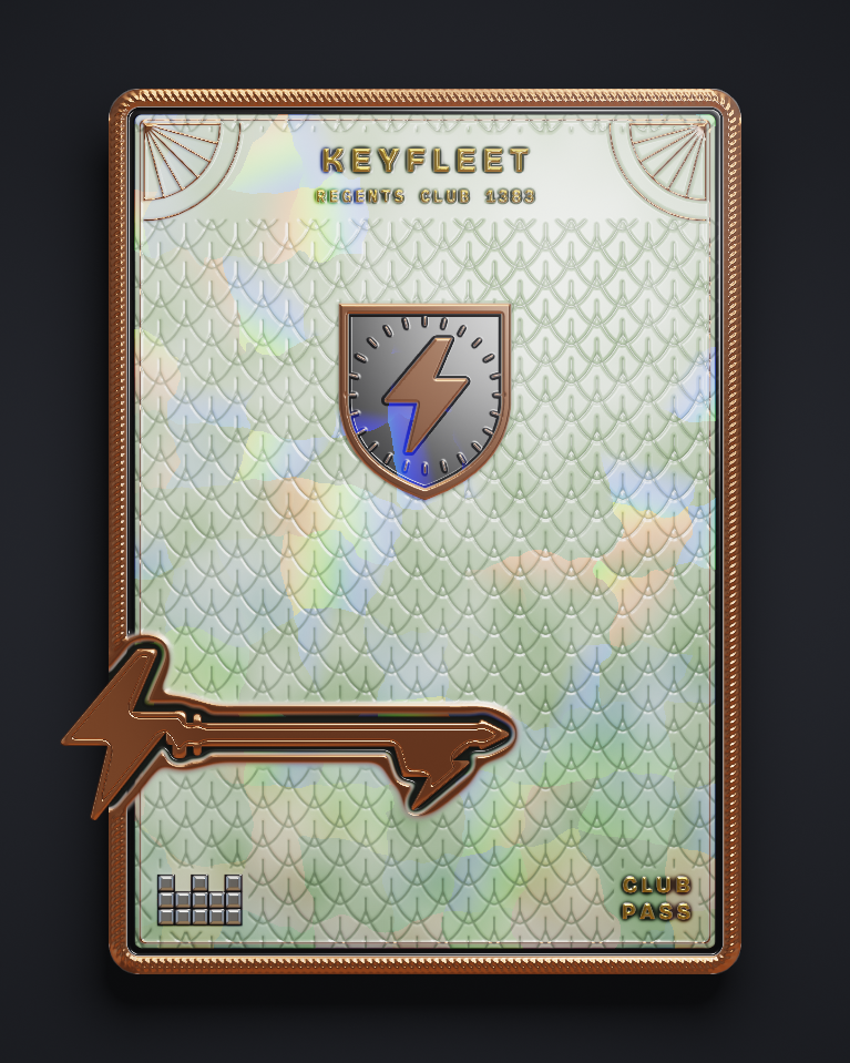 The card of Key 1,383