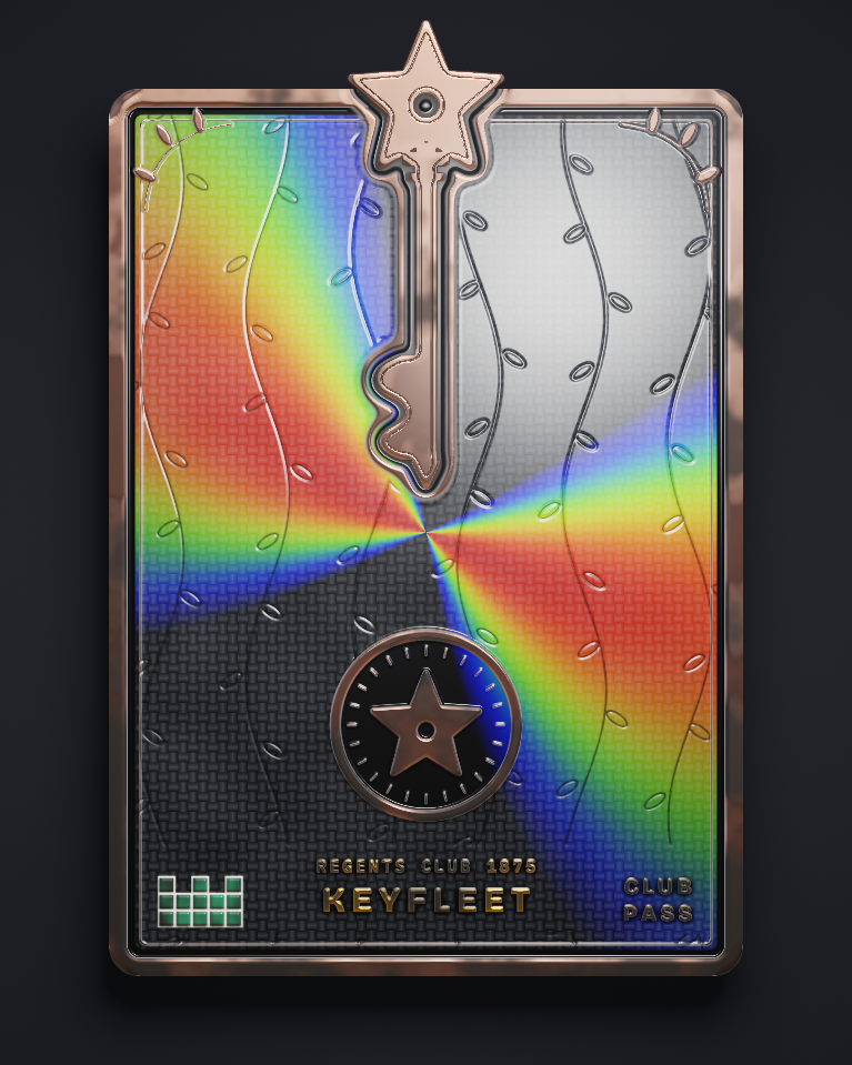 The card of Key 1,875
