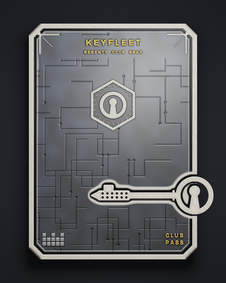 The card of Key 843