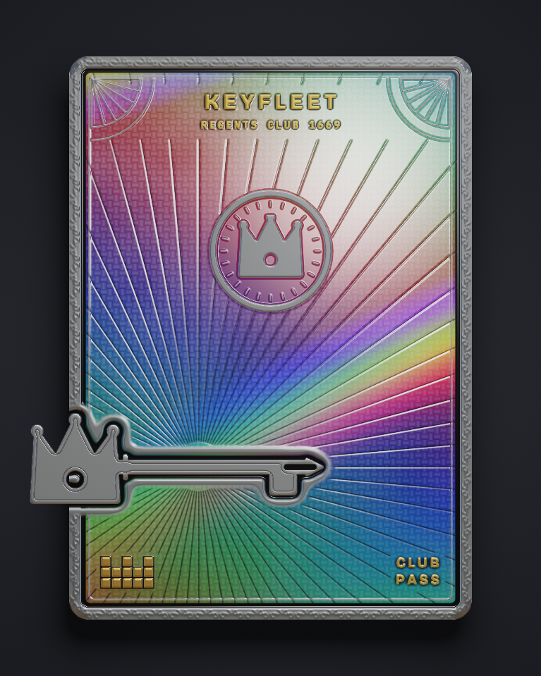 The card of Key 1,669