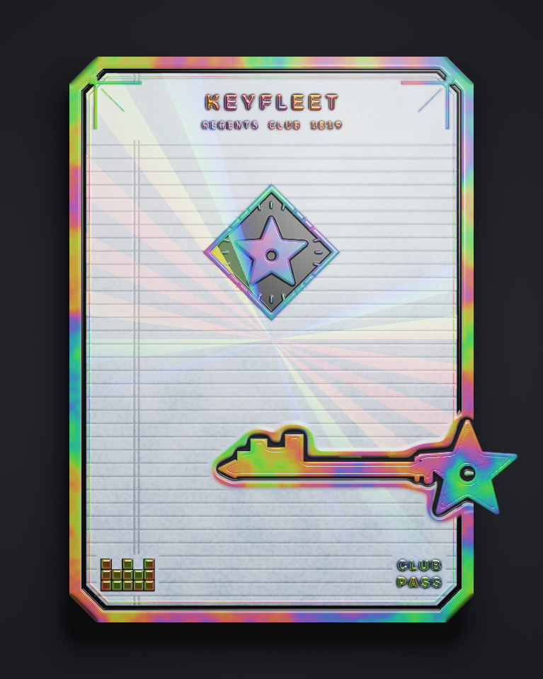 The card of Key 1,819