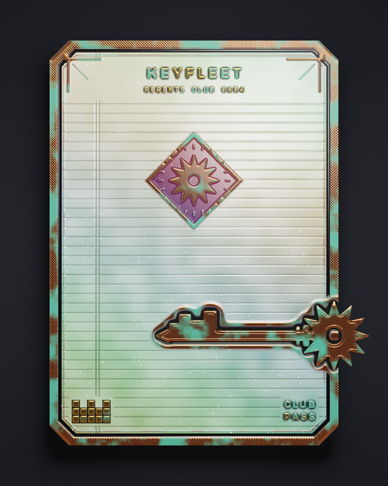 The card of Key 654
