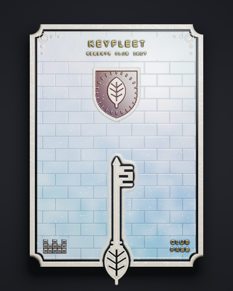 The card of Key 1,027