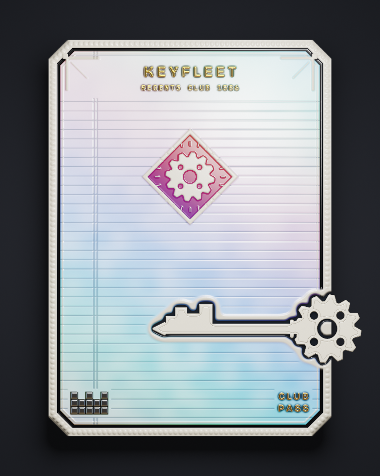 The card of Key 1,586