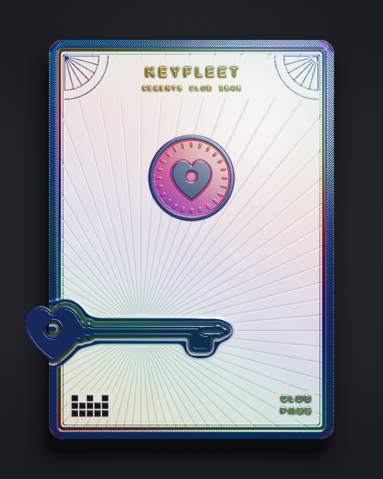 The card of Key 1,545