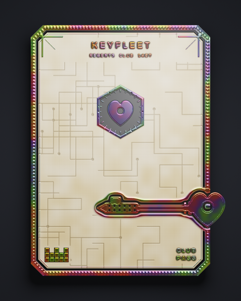 The card of Key 1,407