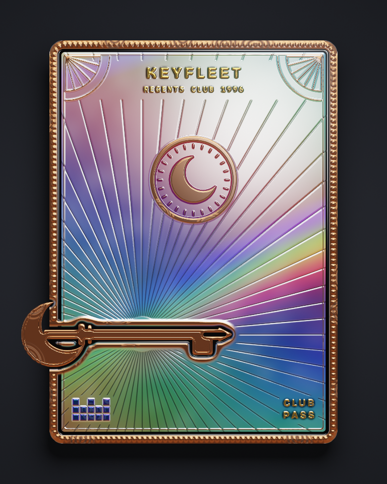 The card of Key 1,996