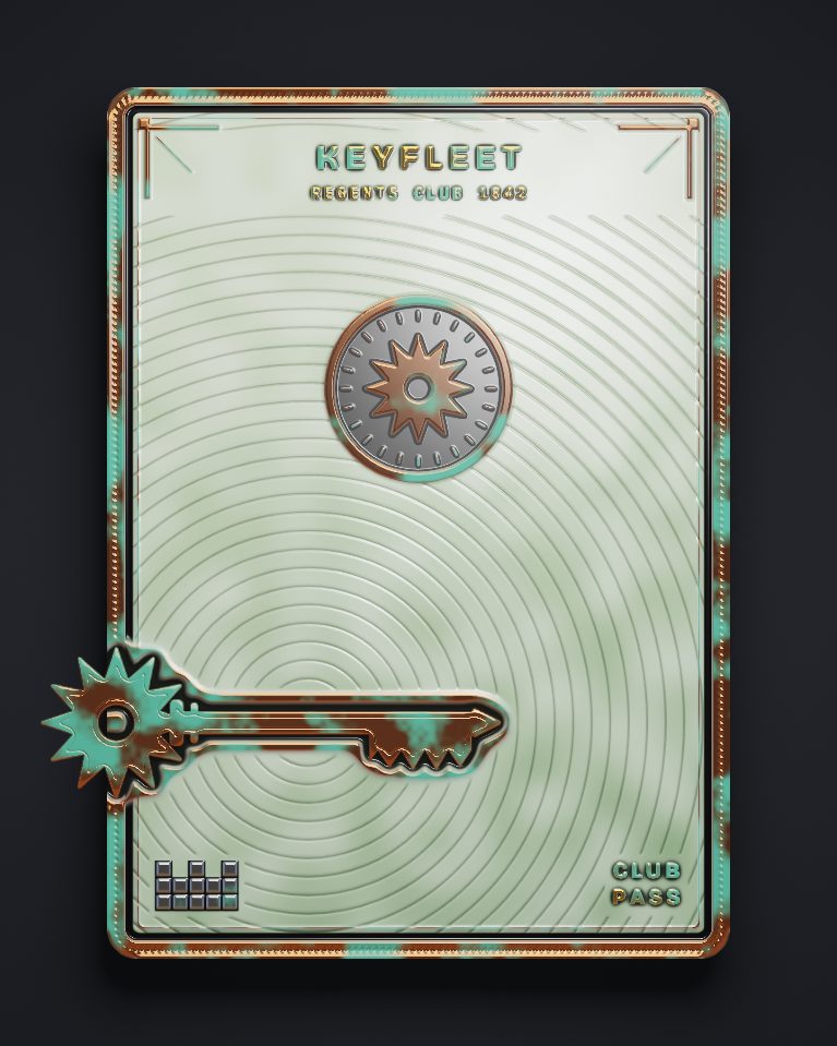 The card of Key 1,842