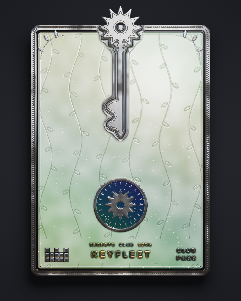 The card of Key 1,296