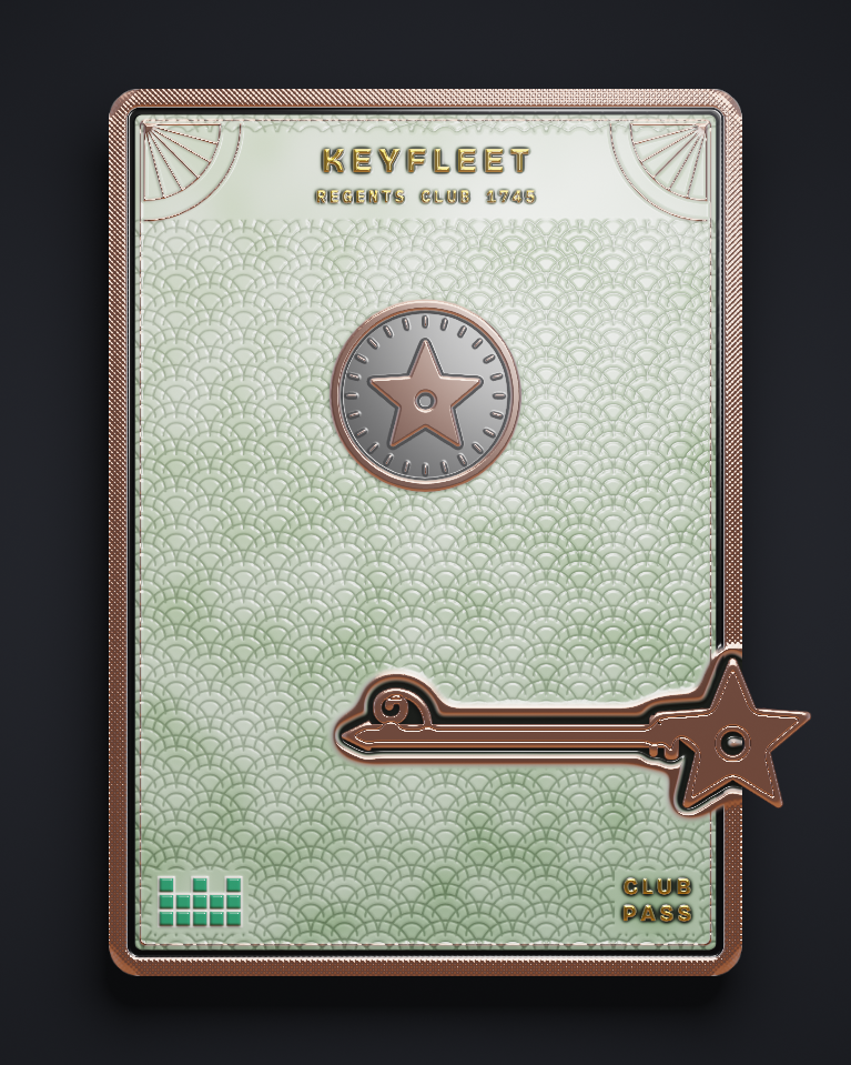 The card of Key 1,745