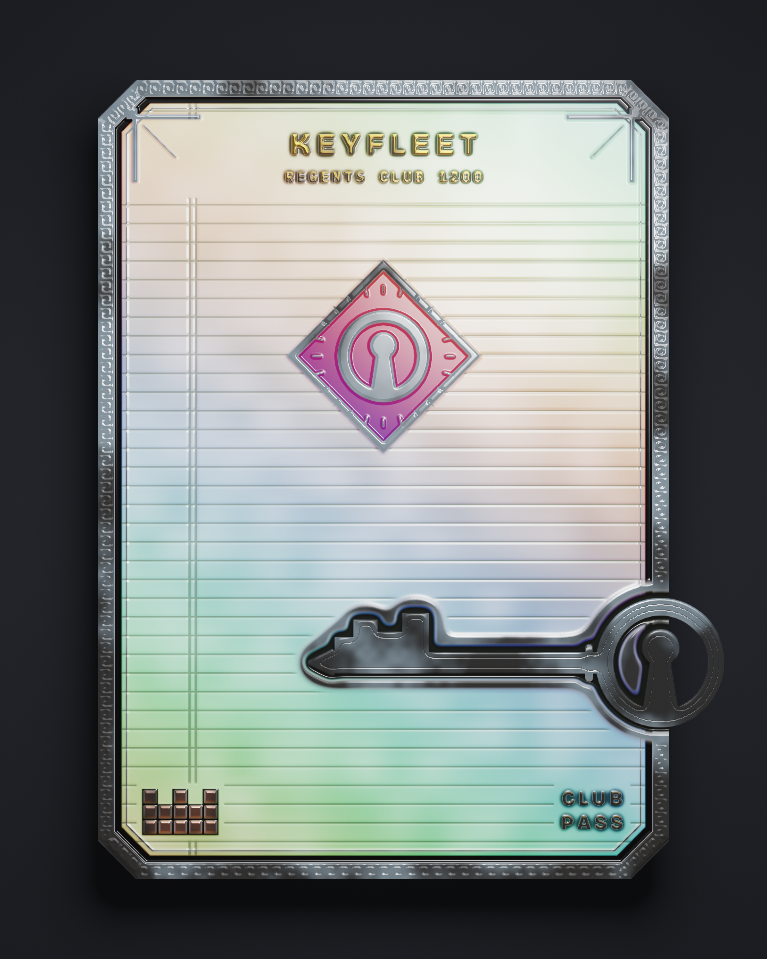The card of Key 1,200
