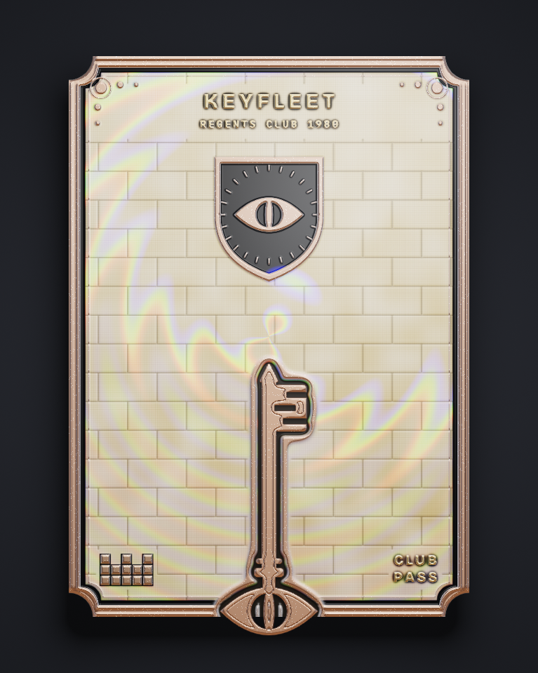 The card of Key 1,980