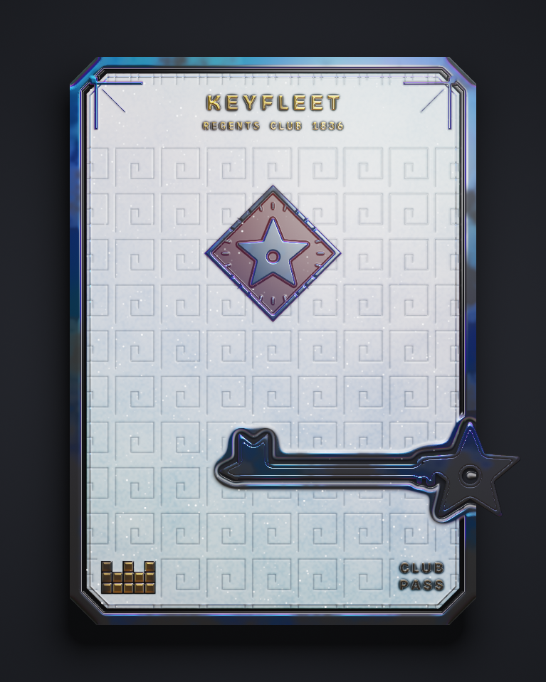 The card of Key 1,836