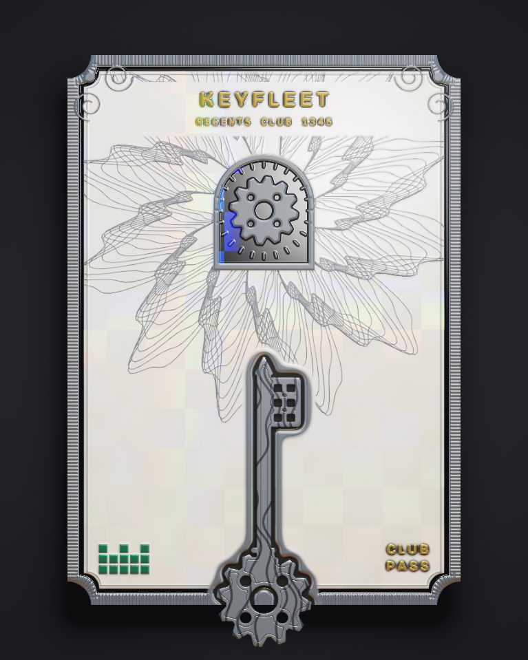 The card of Key 1,345