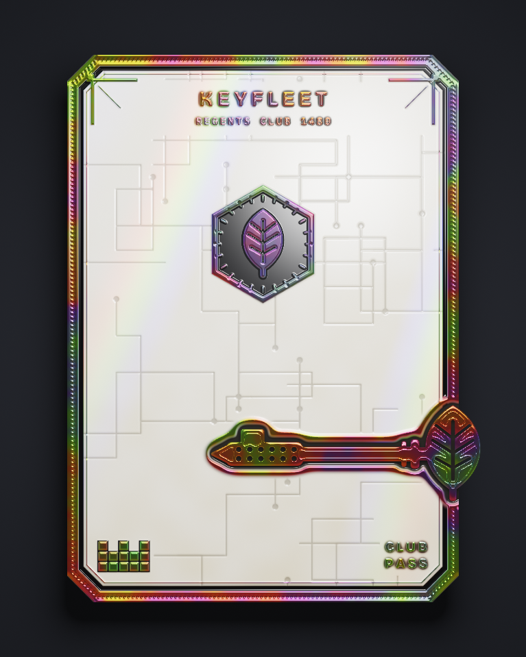 The card of Key 1,480
