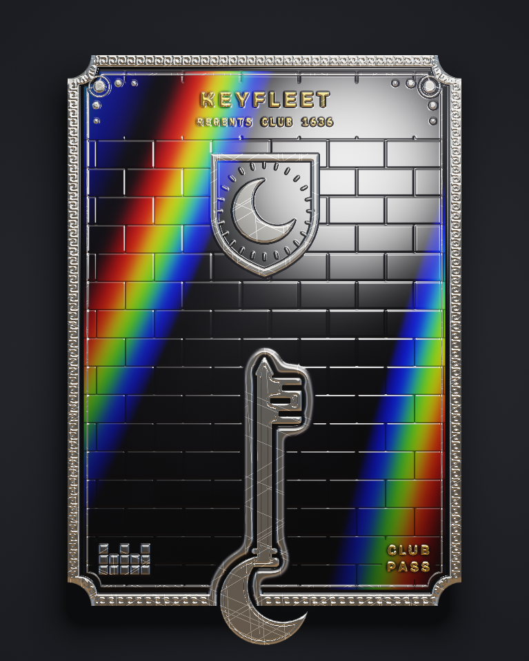 The card of Key 1,636