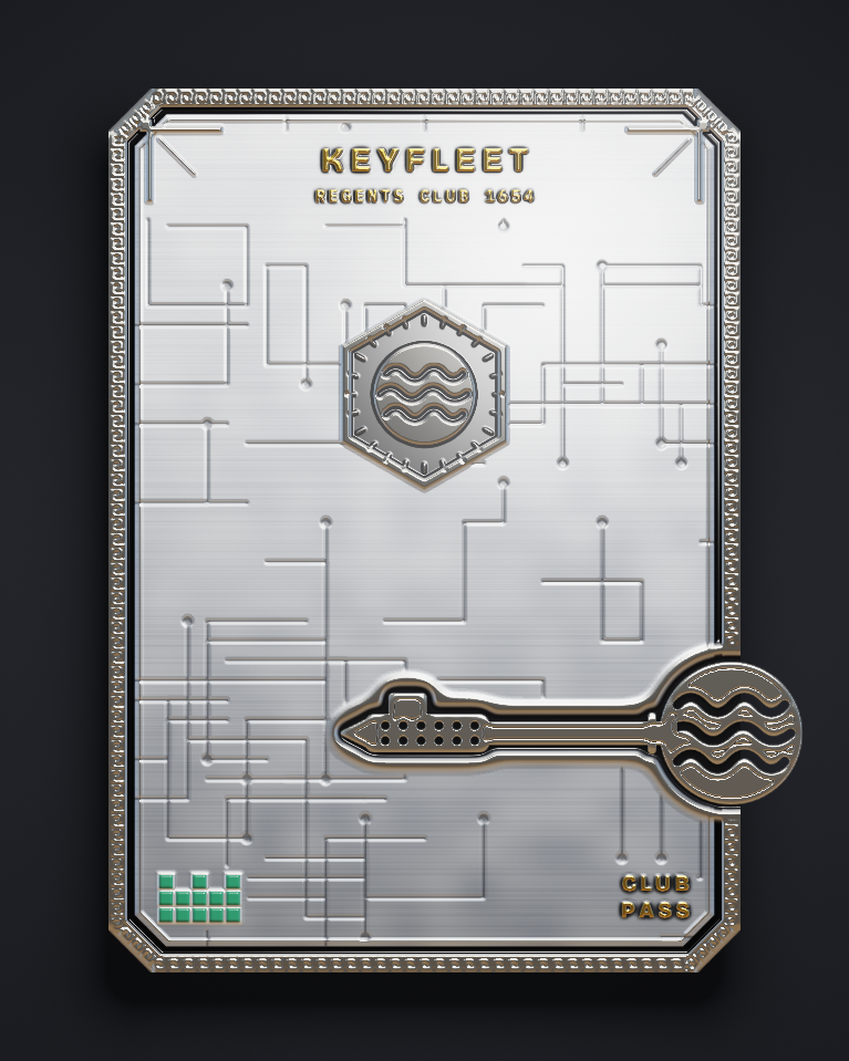 The card of Key 1,654