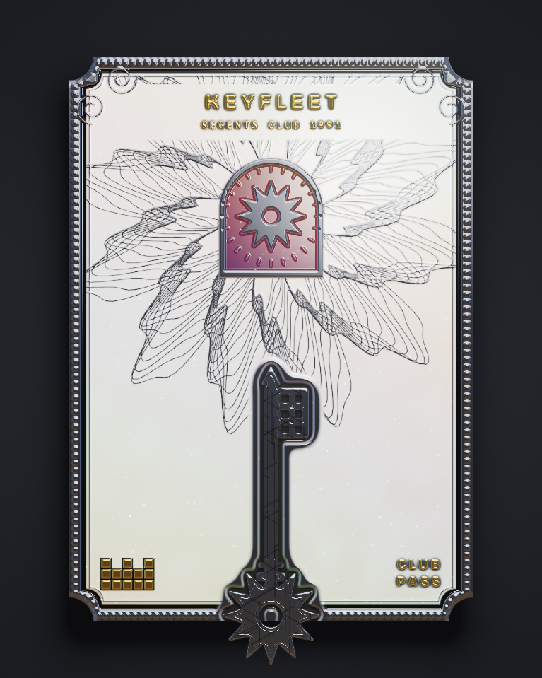 The card of Key 1,991