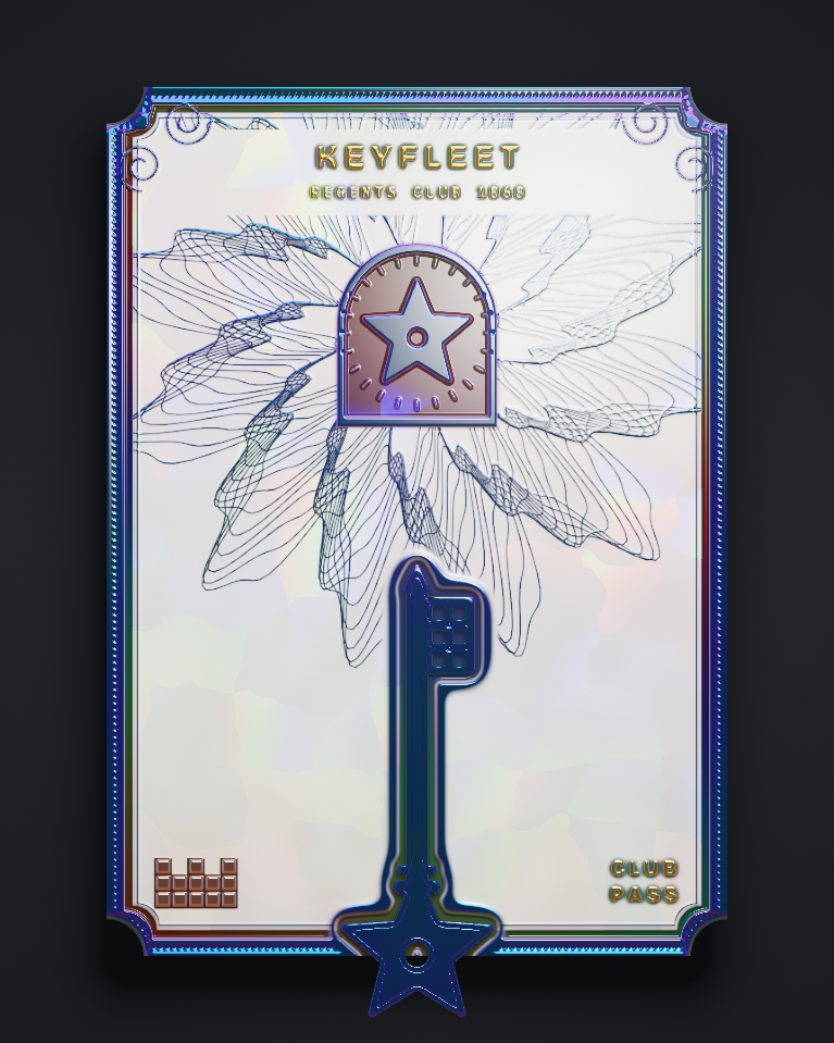 The card of Key 1,868