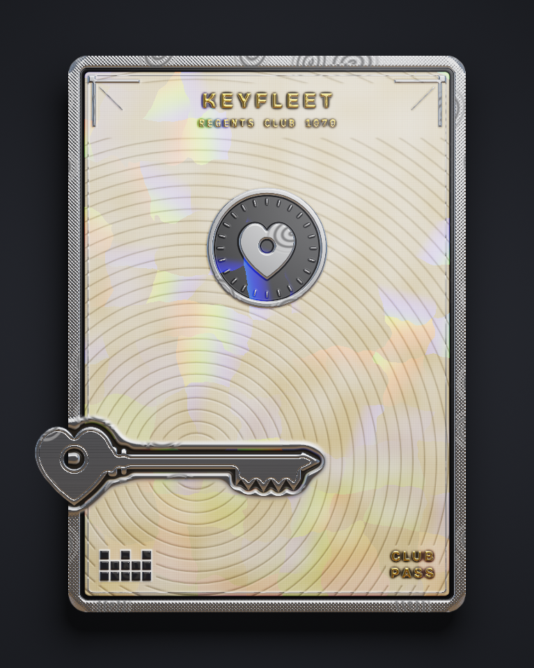 The card of Key 1,070