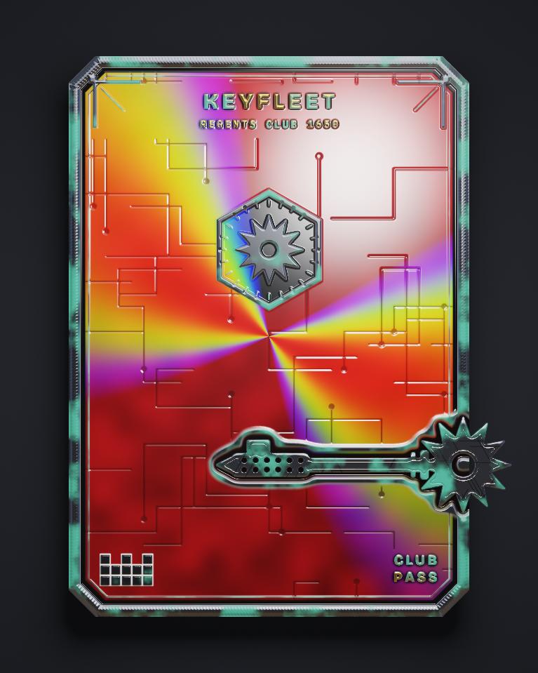 The card of Key 1,650
