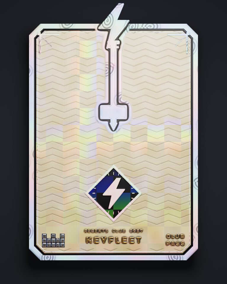 The card of Key 987