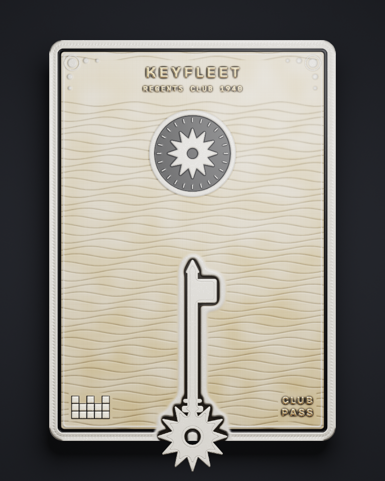 The card of Key 1,940