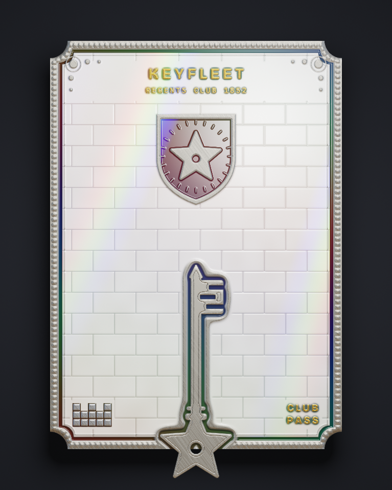 The card of Key 1,852