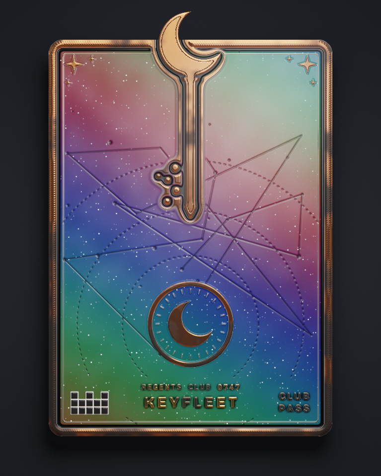 The card of Key 747
