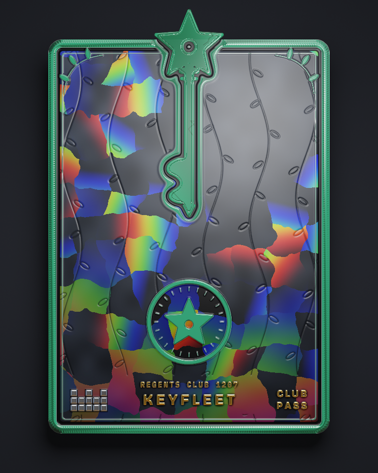 The card of Key 1,207