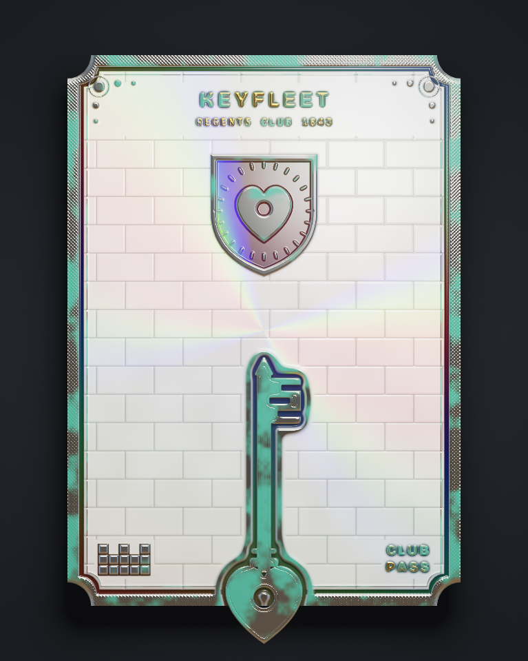 The card of Key 1,843