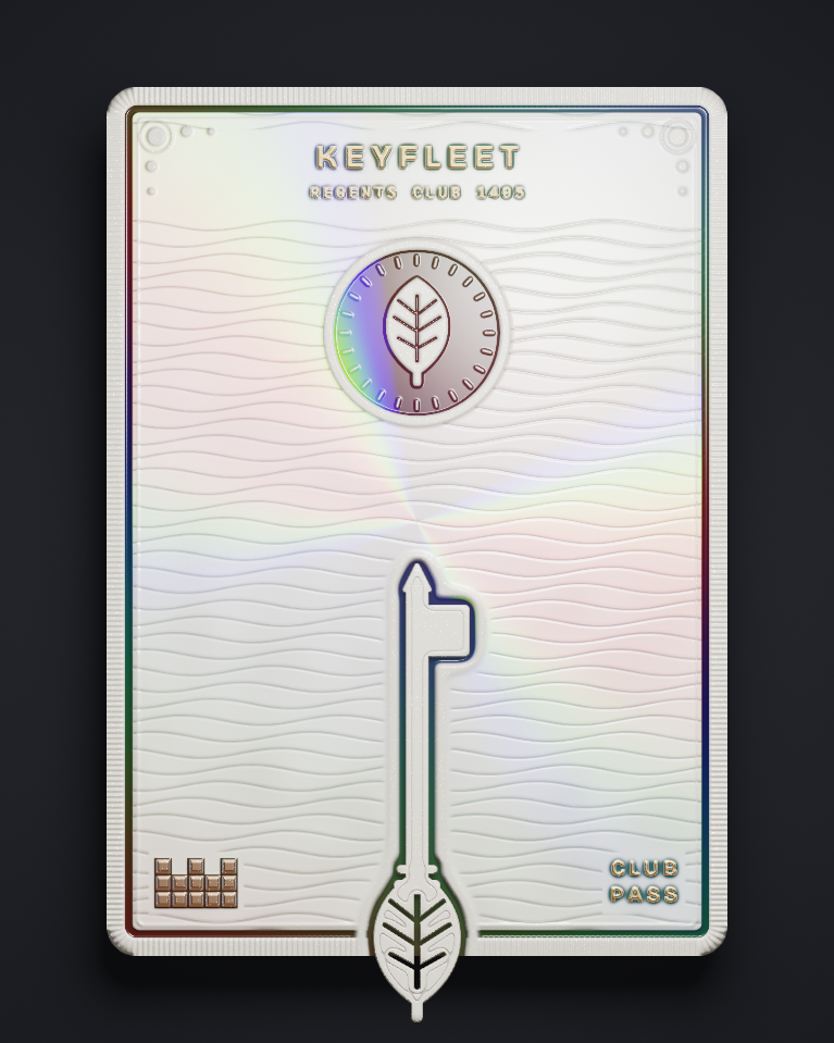 The card of Key 1,405