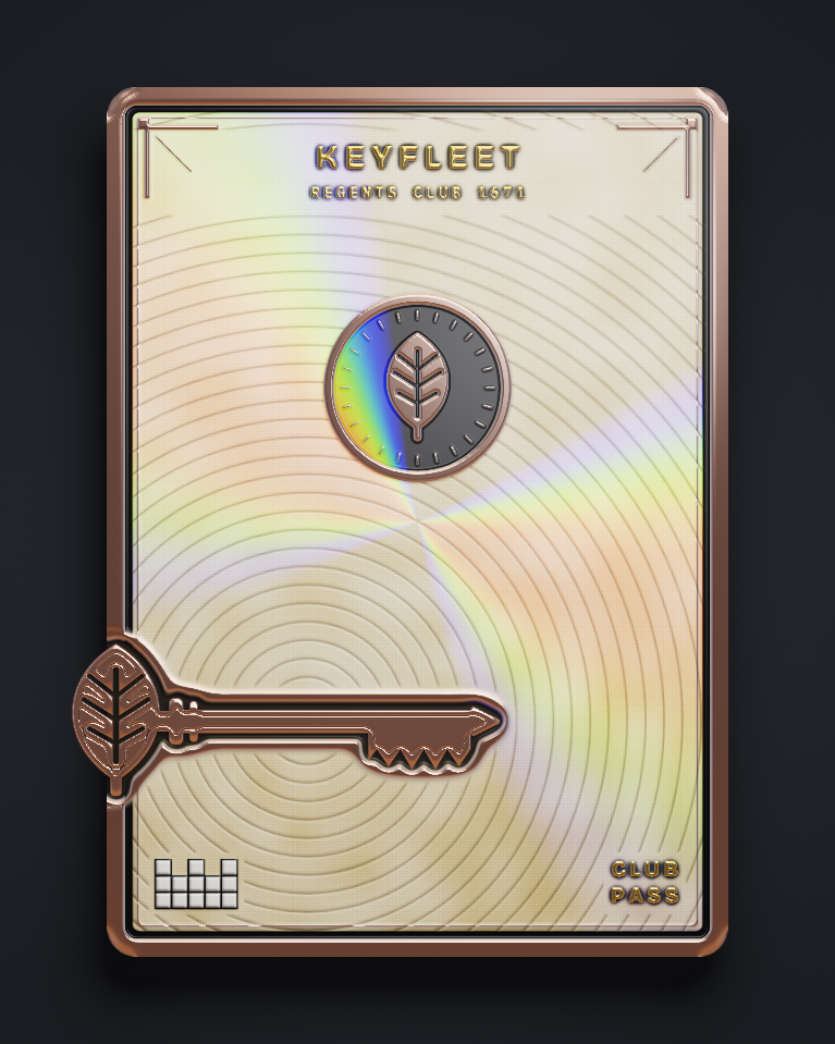 The card of Key 1,671
