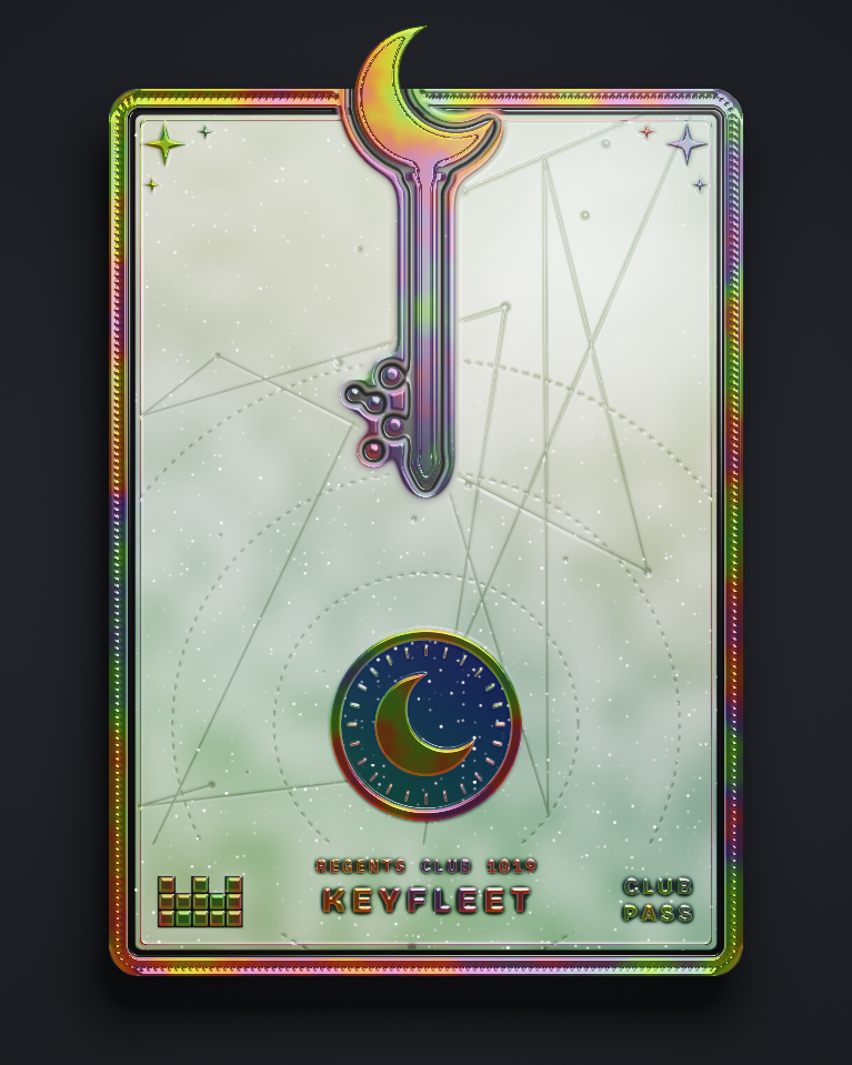 The card of Key 1,019