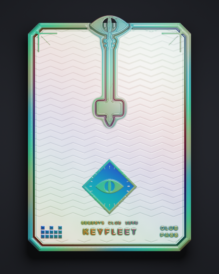 The card of Key 1,890