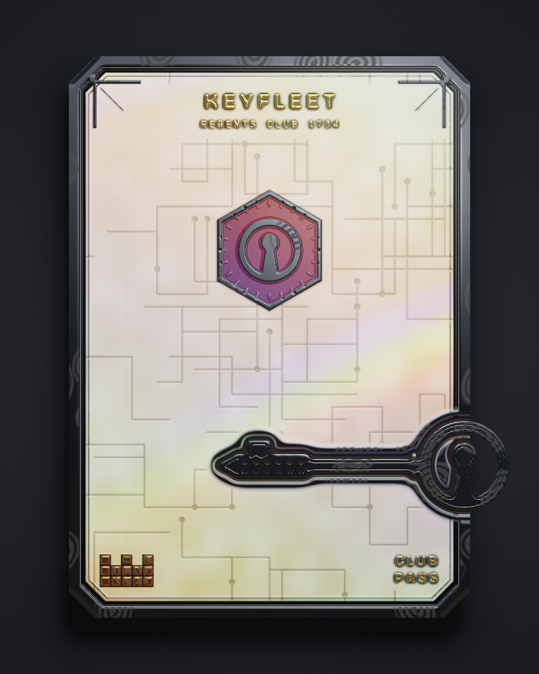 The card of Key 1,734