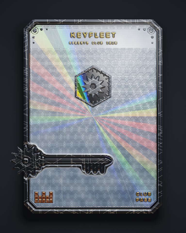 The card of Key 1,828