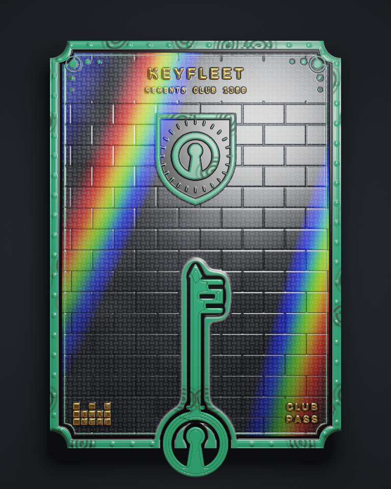 The card of Key 1,380