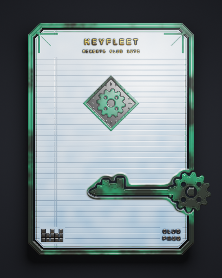 The card of Key 1,075