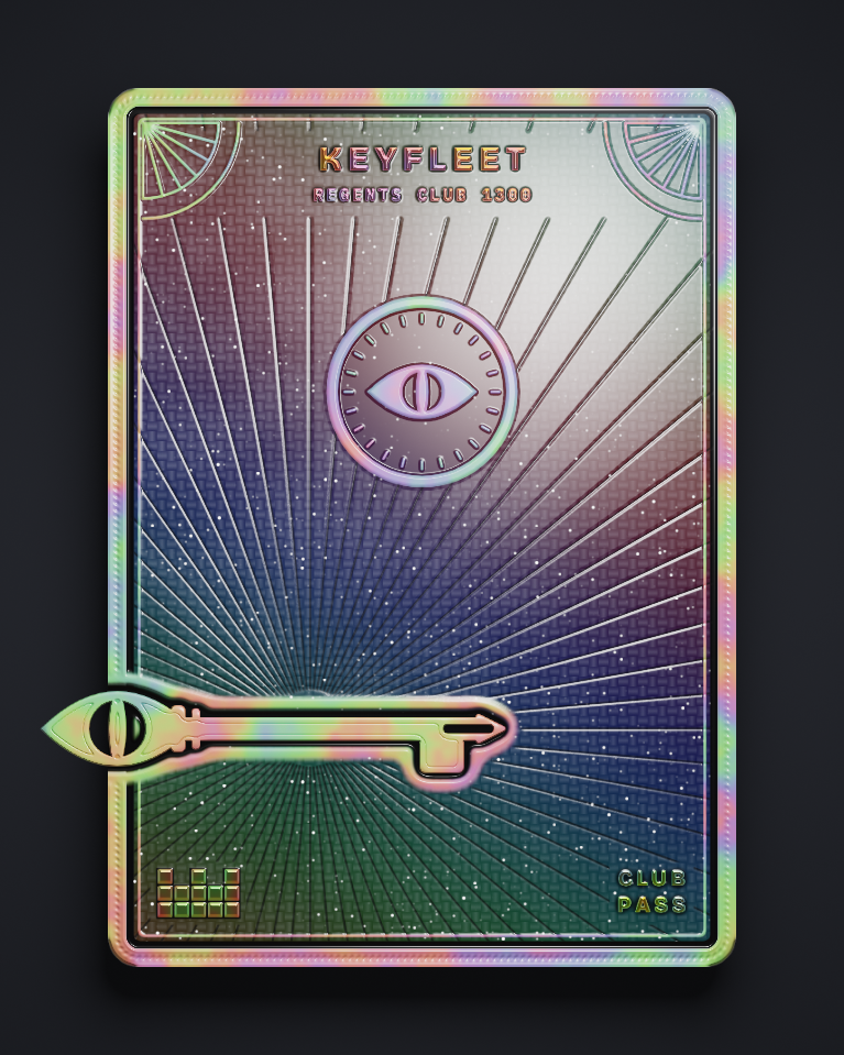 The card of Key 1,300