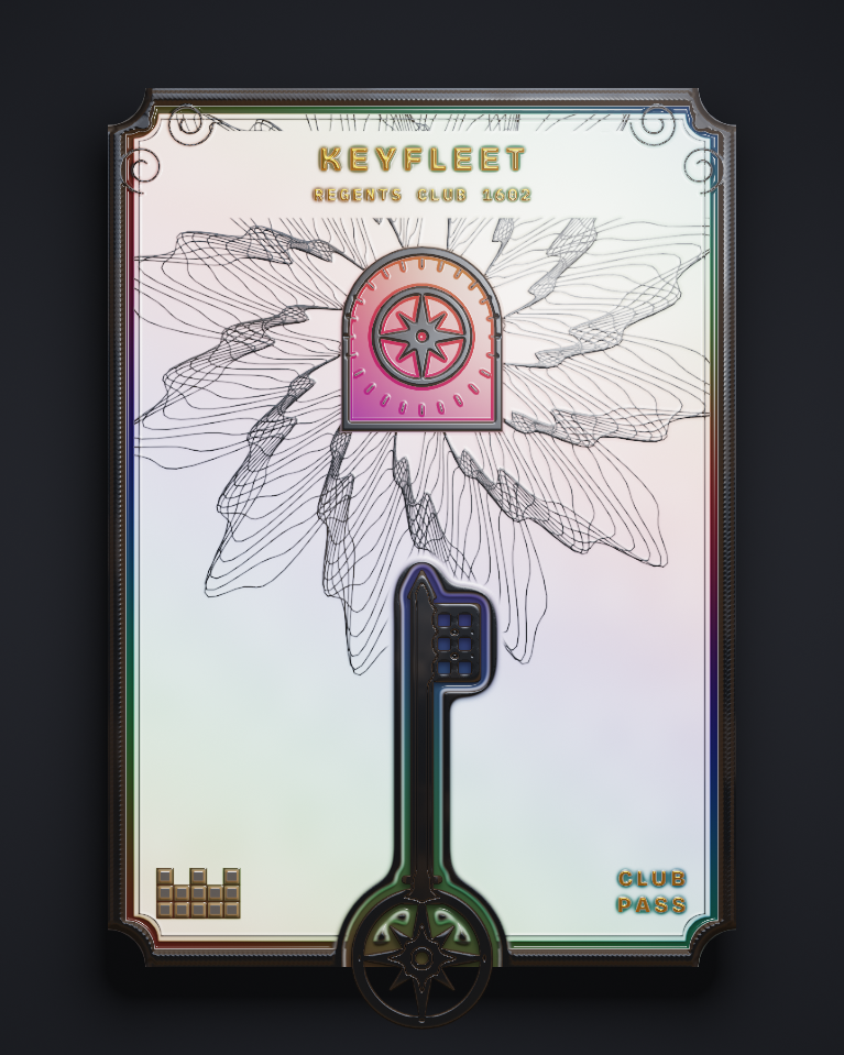 The card of Key 1,602