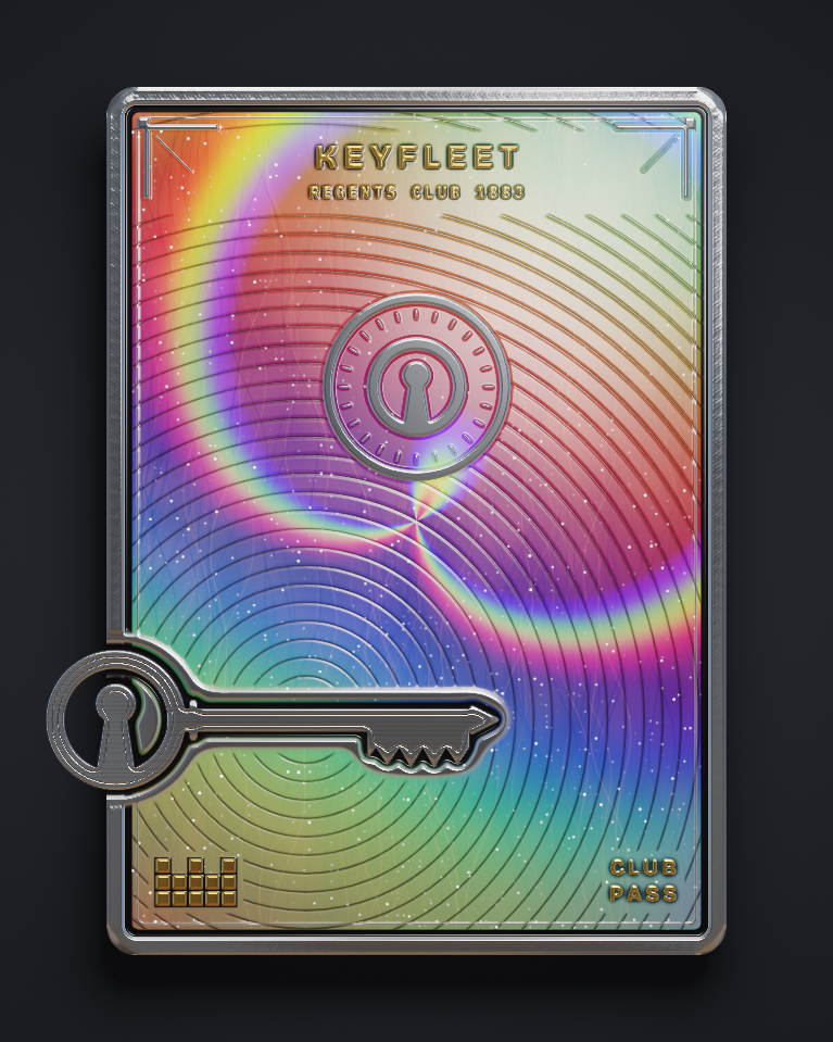 The card of Key 1,883