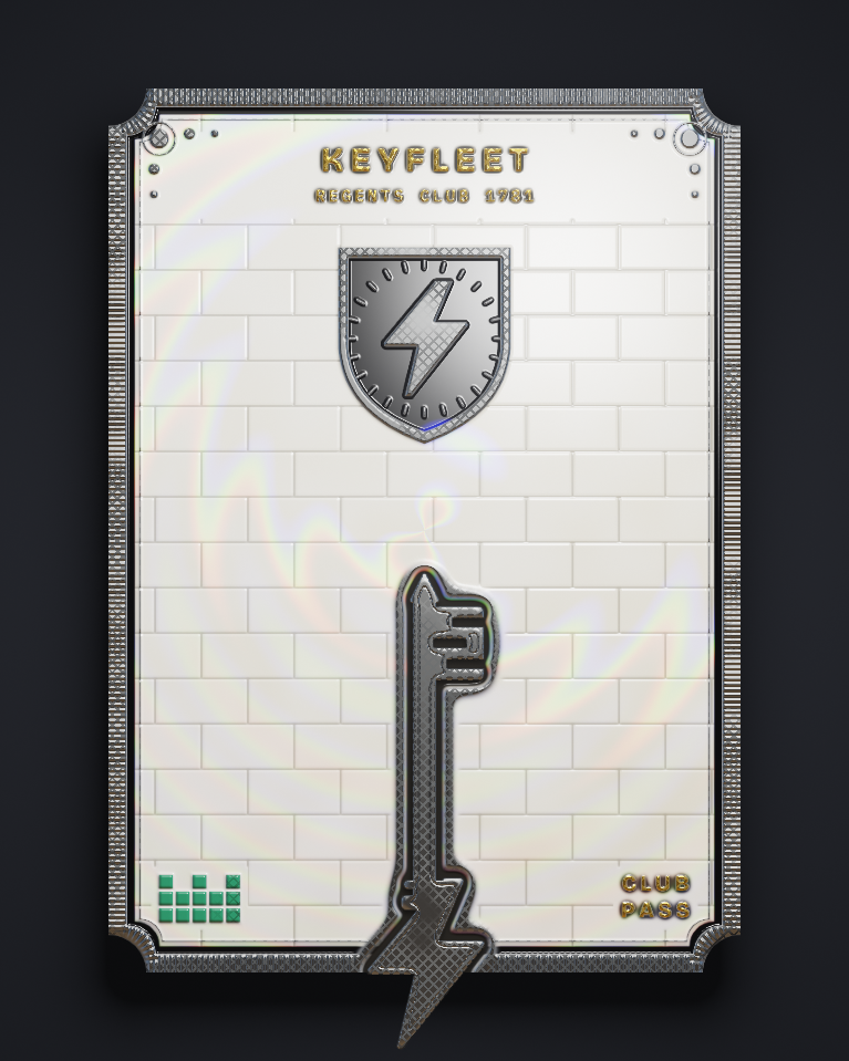 The card of Key 1,781
