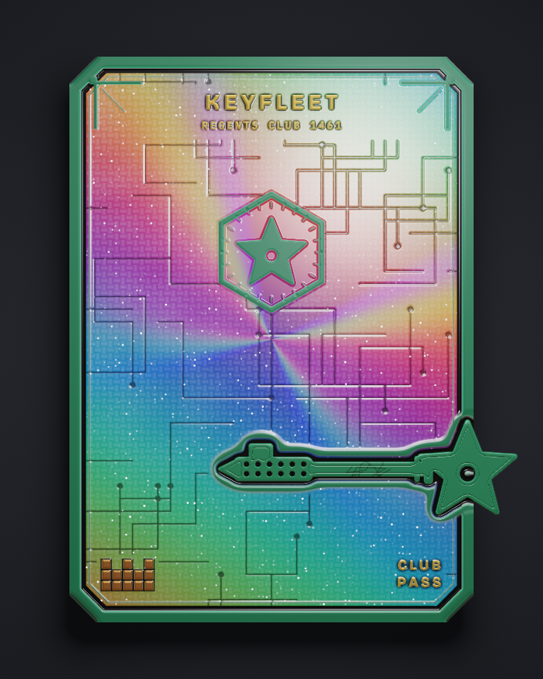 The card of Key 1,461